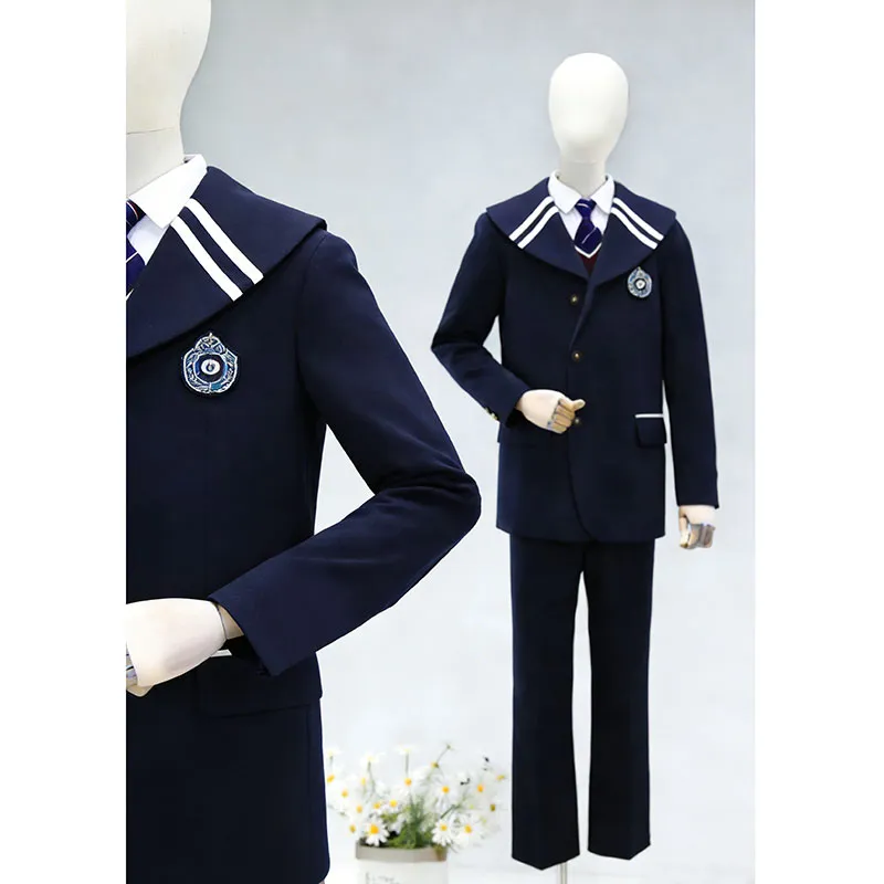 Школьная форма в виде шерстяного пальто