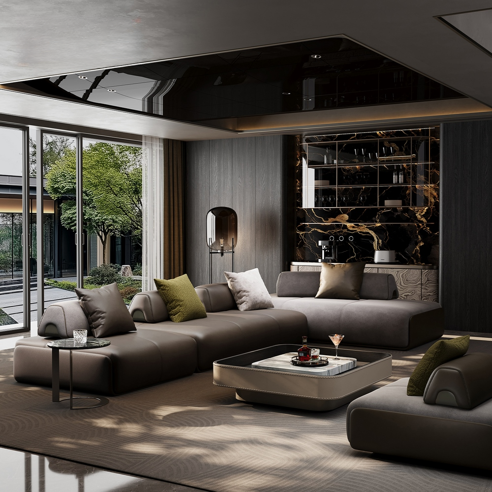 Модульный комбинированный диван “Грань” (Grán’)