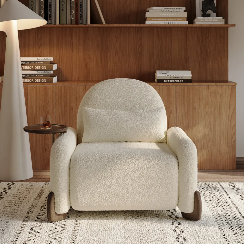 Раскладной диван-кровать 3-в-1 с ручным креслом и боковым подносом