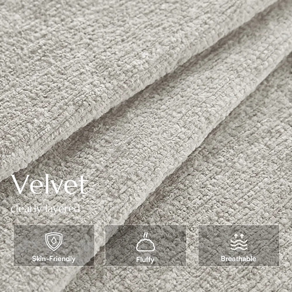 Поворотное кресло-качалка с плюшевой обивкой и функцией нагрева графена