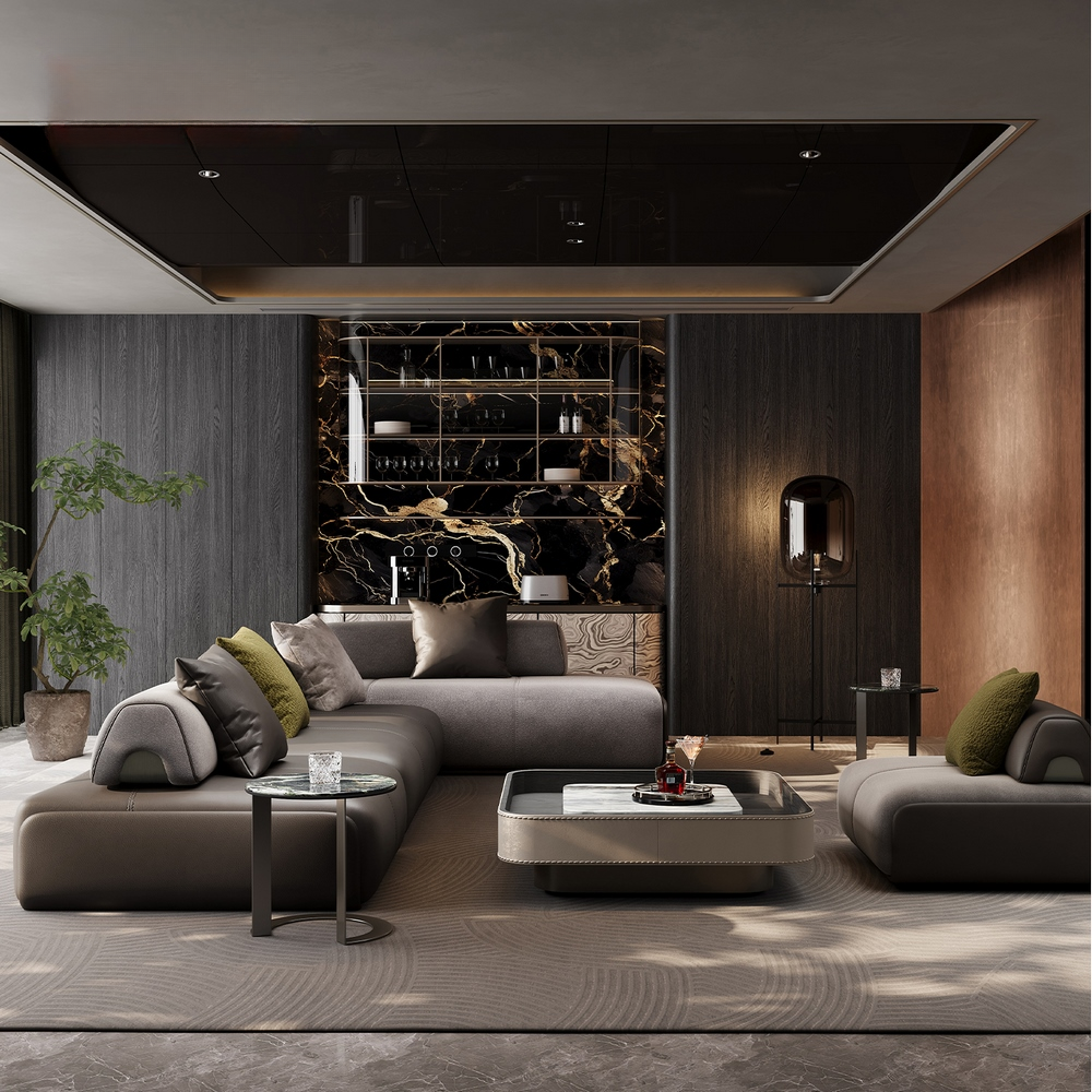 Модульный комбинированный диван “Грань” (Grán’)