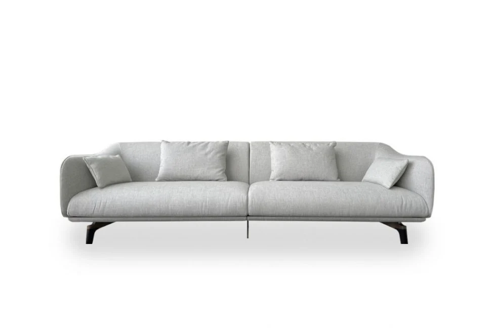 Серый тканевый диван Drive