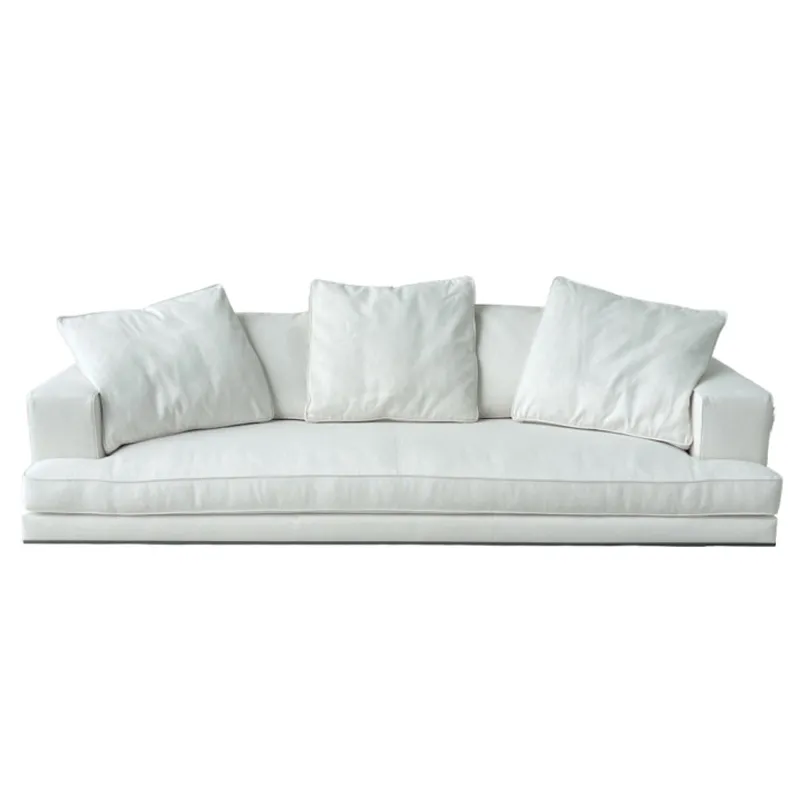 Диван Arbiter в белой тканевой обивке