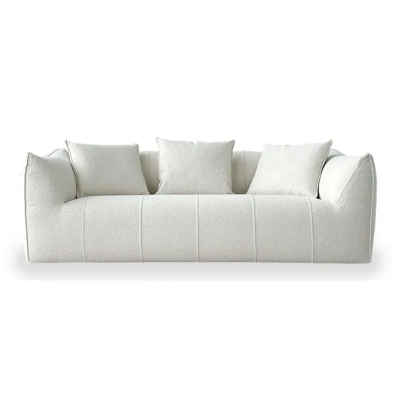 Диван Granbambola в белой тканевой обивке