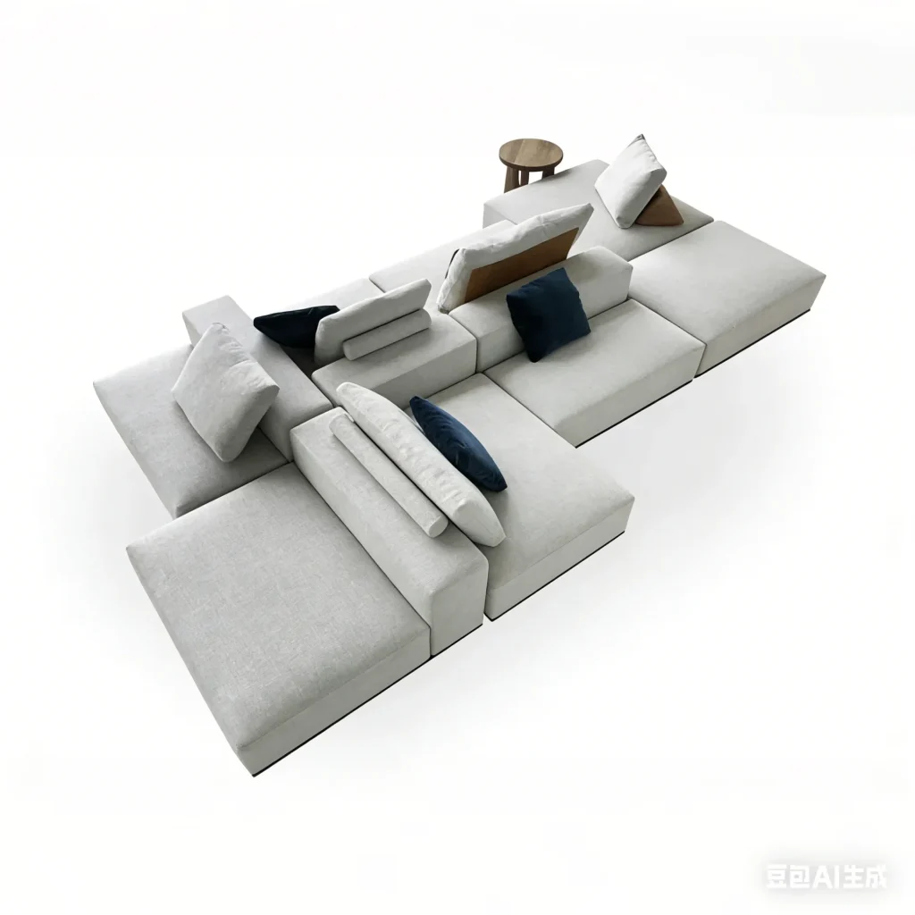 Диван Westside в серой тканевой обивке