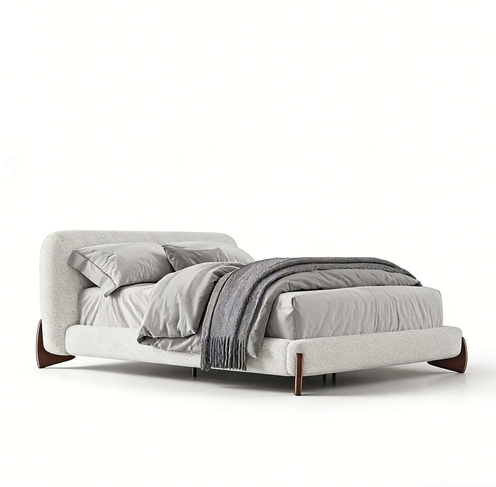 Lambra – Кровать с обивкой букле