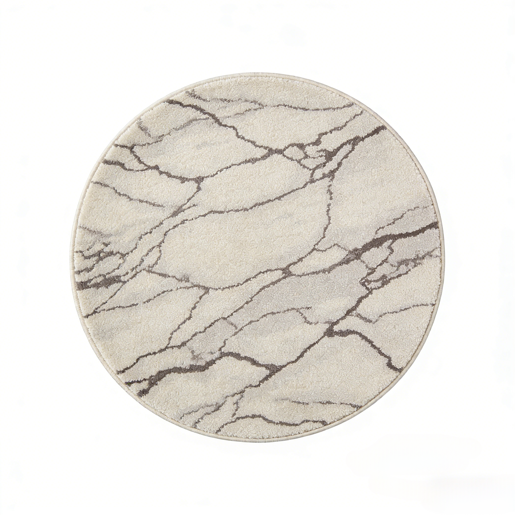 Круглый ковер с эффектом мрамора «Nordic Stone» (Диаметр 150 см)
