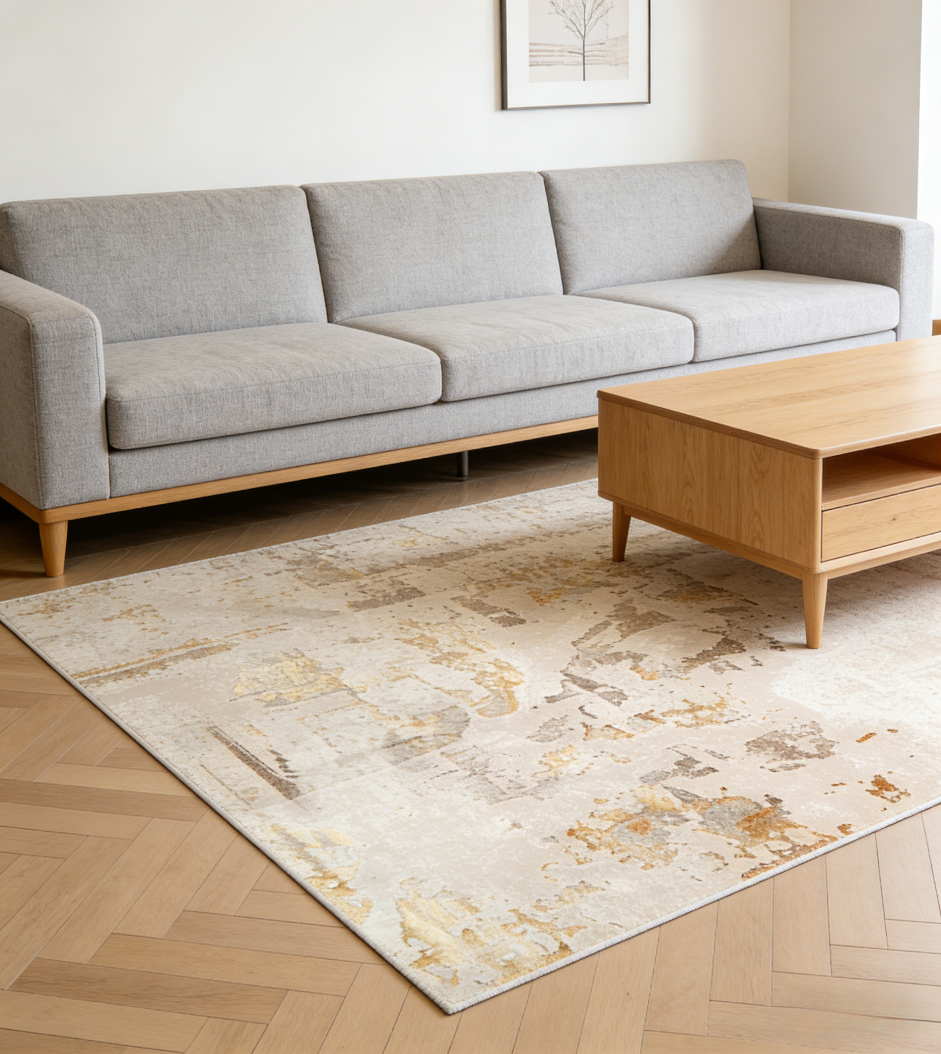 Ковер FARAZ – Турецкое современное абстрактное покрытие для вашего дома