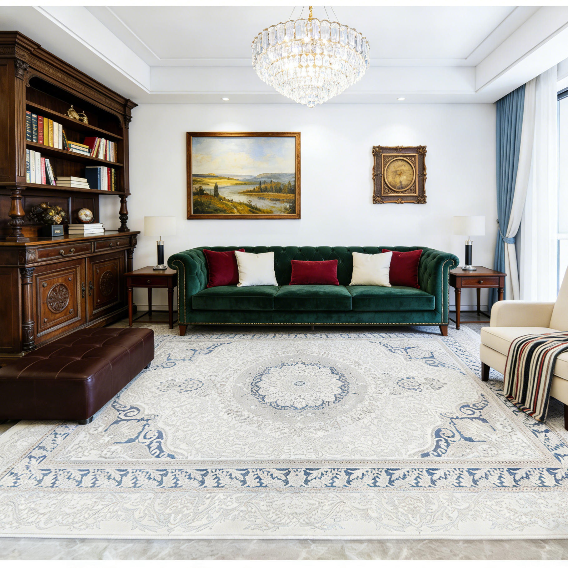 Турецкий ковер на реке