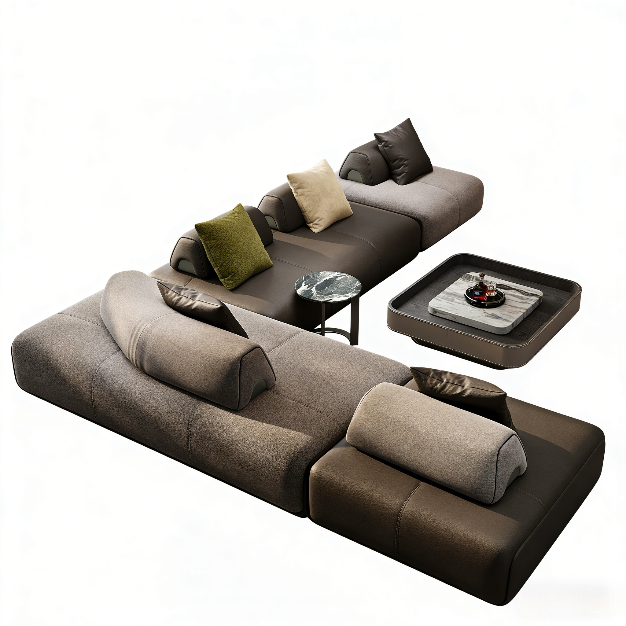 Модульный комбинированный диван “Грань” (Grán’)