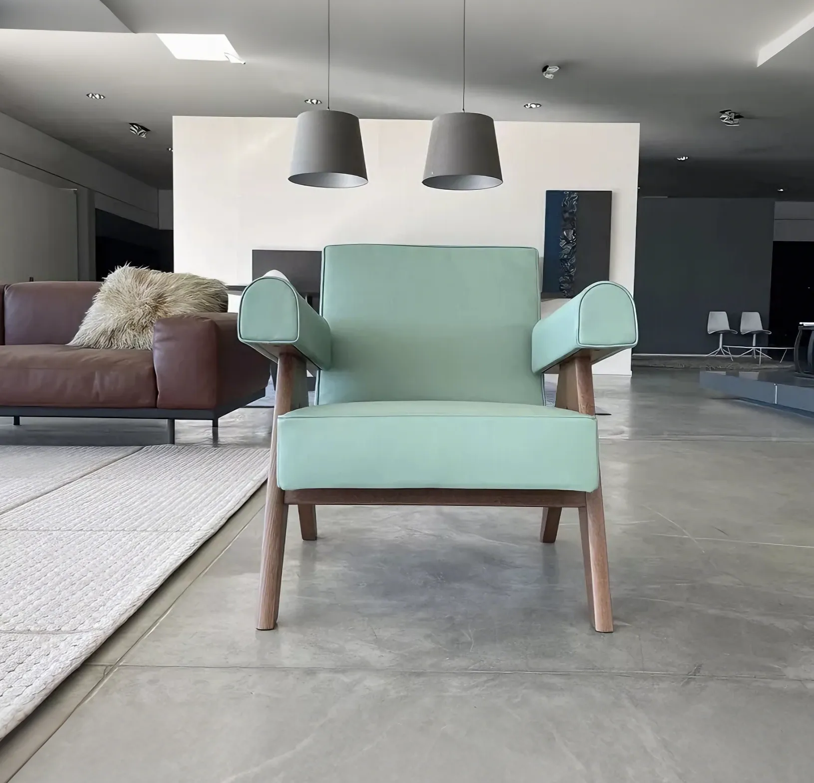 Капитолийский комплекс Мятно-зеленое кресло