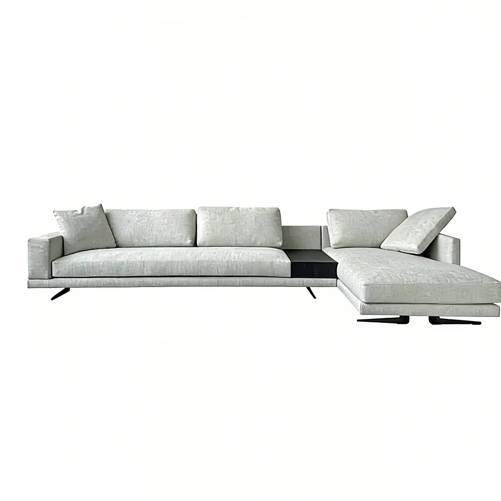 Диван Mondrian в серой тканевой обивке