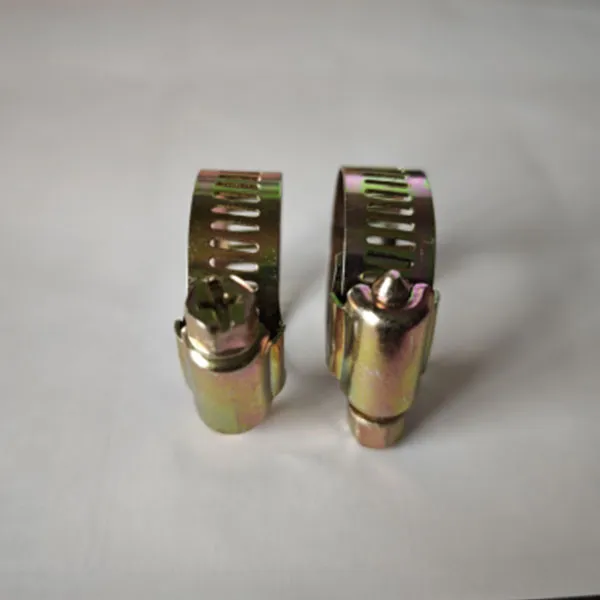 Американский хомут оцинкованный желтым цинком