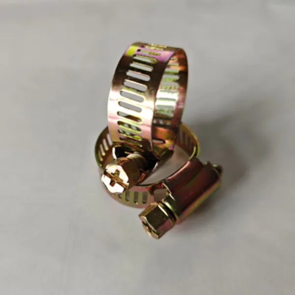 Американский хомут оцинкованный желтым цинком