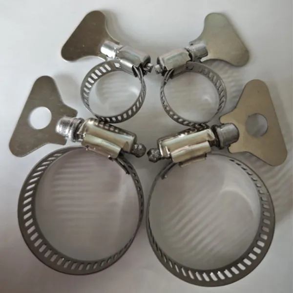 Американский цельнометаллический хомут для шлангов с ручкой 201