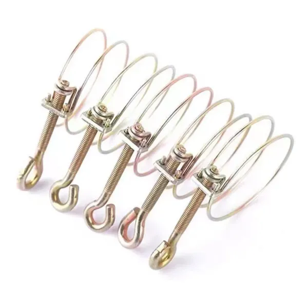 Двухпроволочный хомут оцинкованный