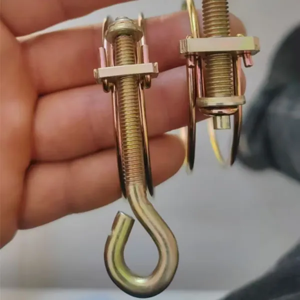 Двухпроволочный хомут оцинкованный