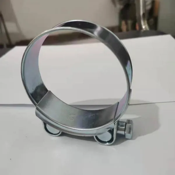 Европейский белоцинкованный хомут для шлангов