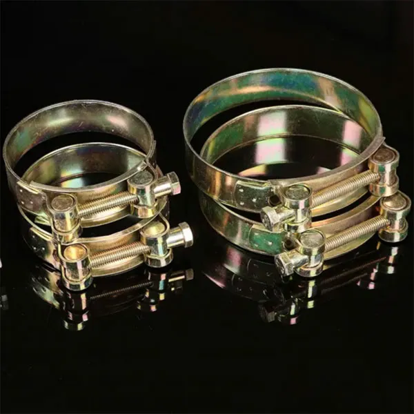 Европейский желтоцинкованный хомут для шлангов