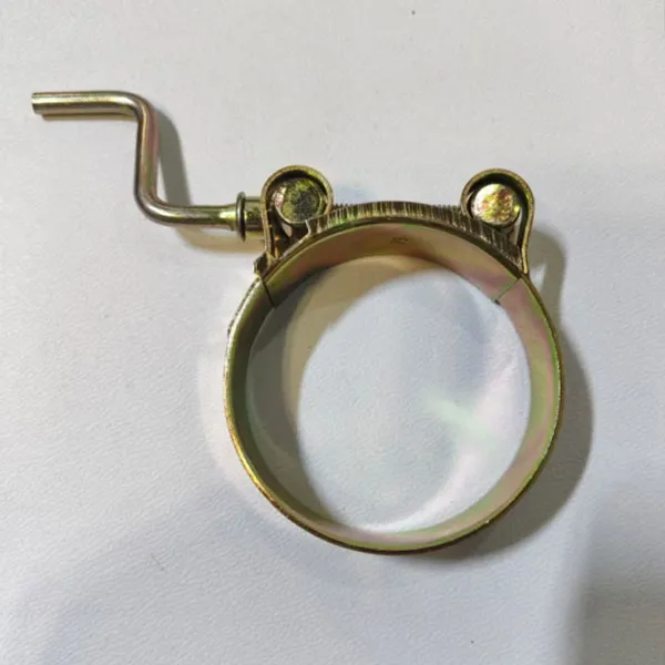 Европейский желтоцинкованный хомут для шлангов с ручным затягиванием