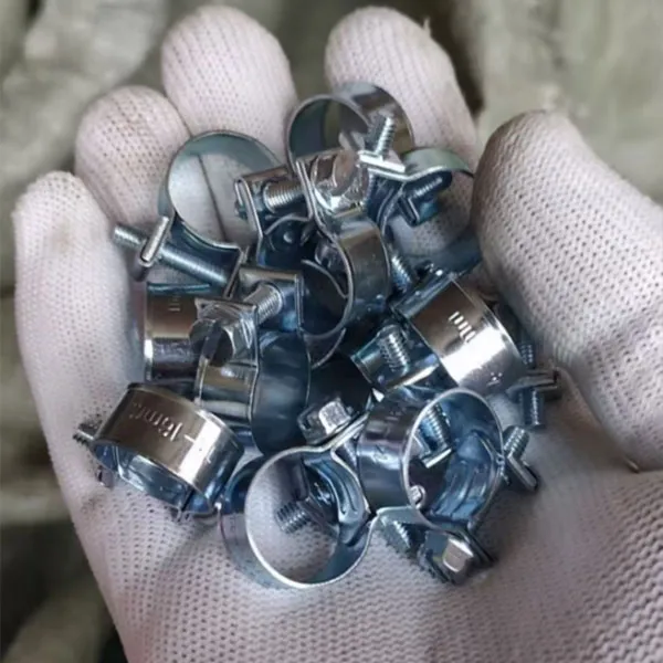 Мини-хомут для шлангов оцинкованный