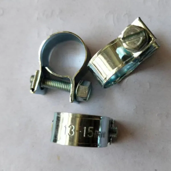 Мини-хомут для шлангов оцинкованный