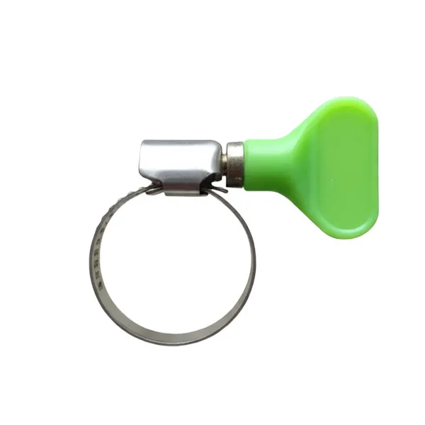 Немецкий полустальной хомут для шлангов с пластиковой ручкой