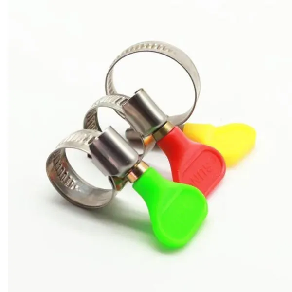 Немецкий полустальной хомут для шлангов с пластиковой ручкой