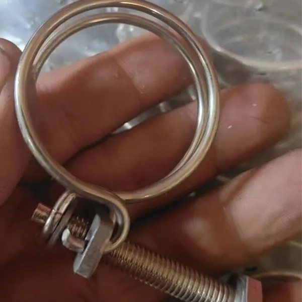 Нержавеющий двухпроволочный хомут