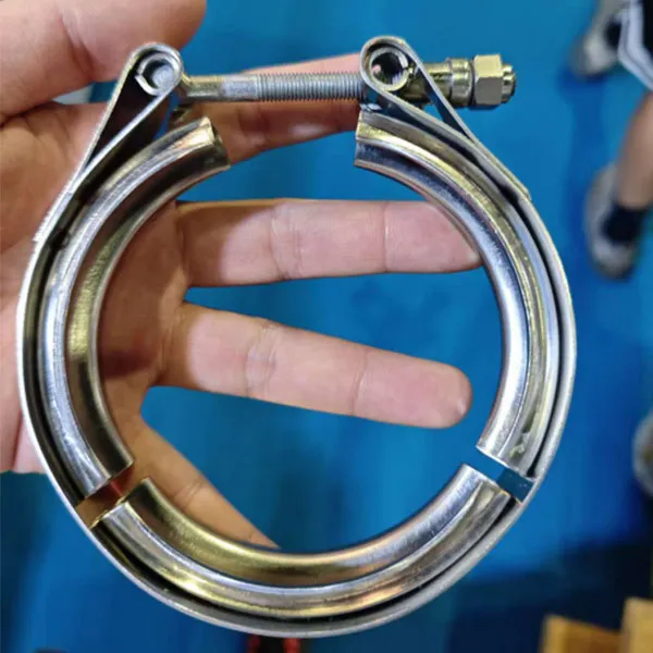 Нержавеющий хомут с V-образным пазом