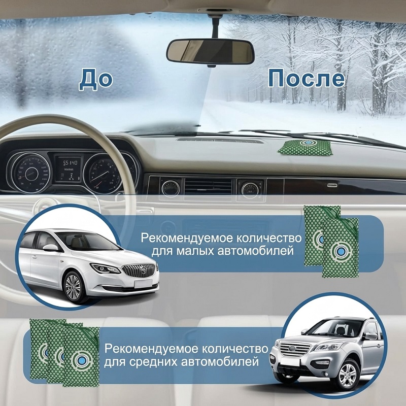 Оптовая продажа, 100% полиэстер, экологичный многоразовый автомобильный влагопоглотитель, пакет с силикагелем, влагопоглотитель