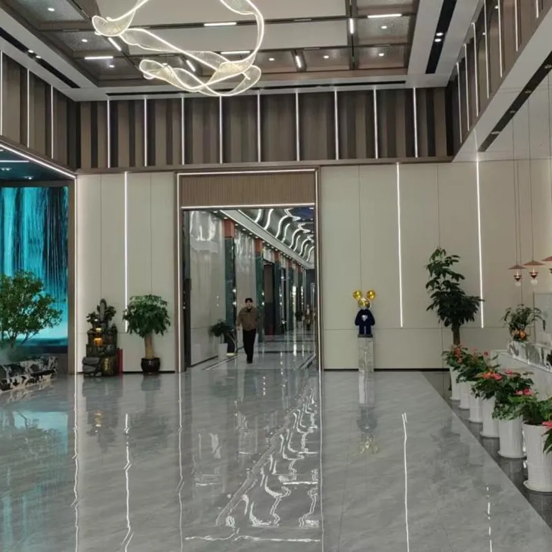 Парадигма применения декоративных материалов, сочетающая неокитайский стиль с современной легкой роскошью анализ эстетики и функции пространственных сцен.