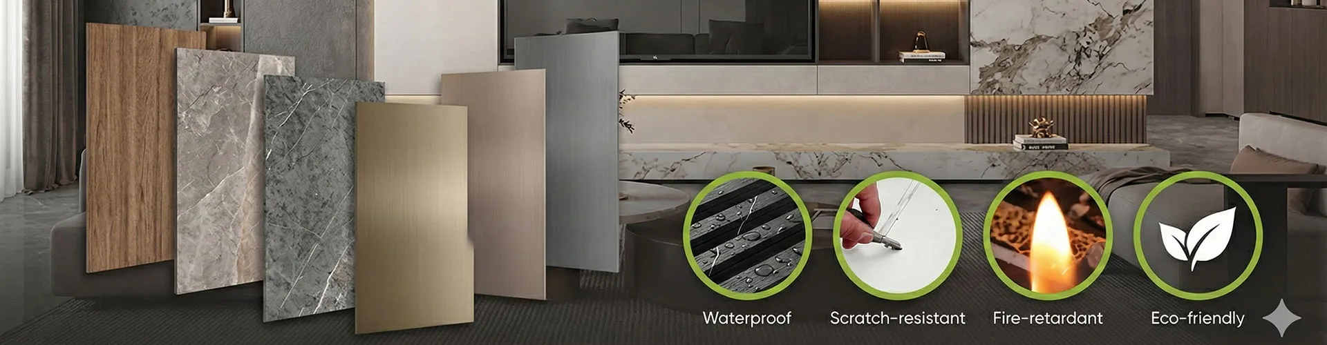 Напольное покрытие с пазами