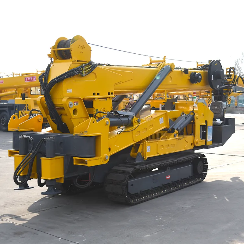 10-тонный паучий кран с управляемой стрелой