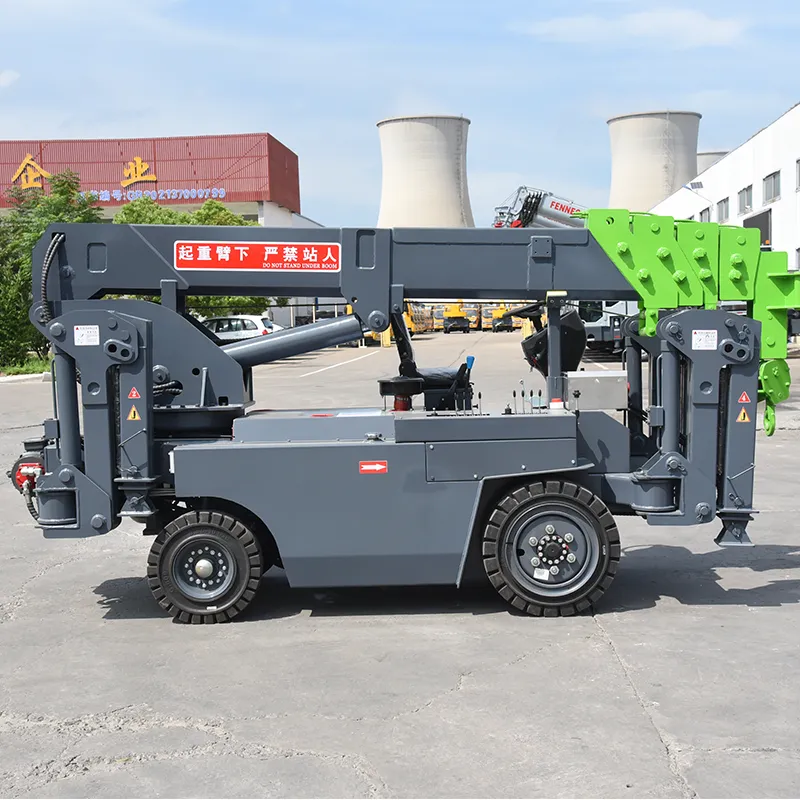 3-тонный колёсный паучий кран