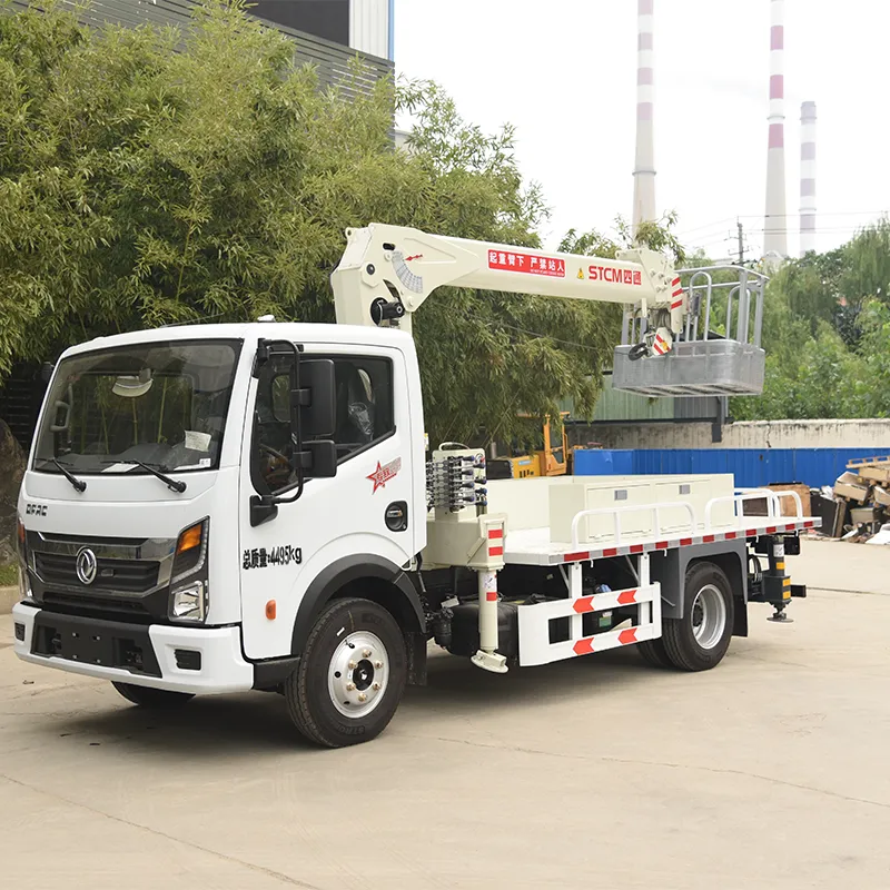 4-тонный кран-манипулятор Dongfeng с люлькой 2