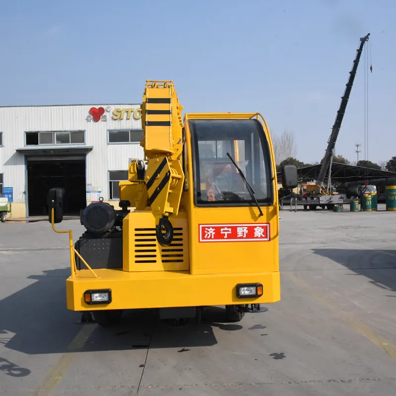 6-тонный 4-метровый 8-секционный самодельный кран