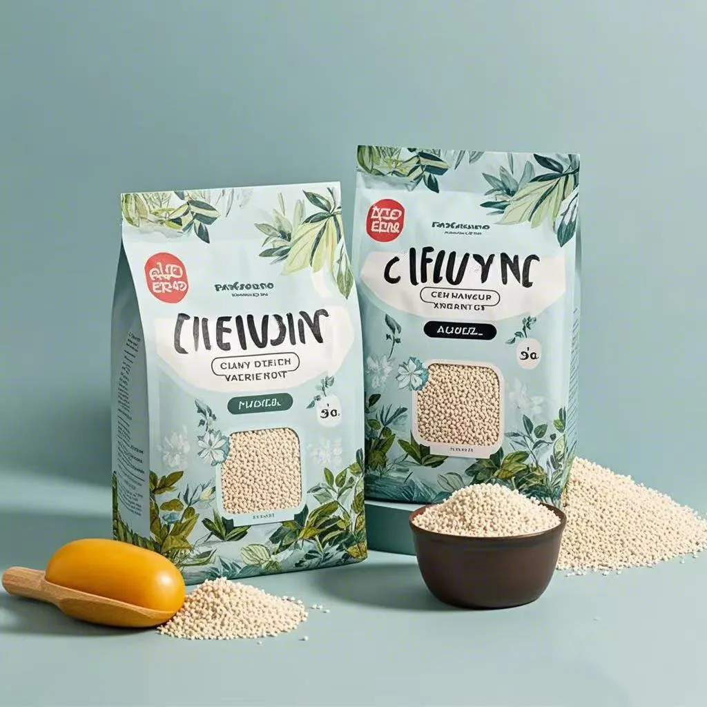 Пакеты дой-пак с плоским дном и печатью