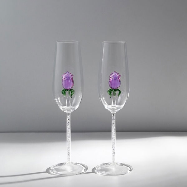 Бокал на ножке «Роза»