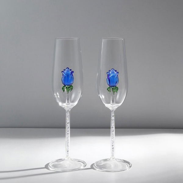 Бокал на ножке «Роза»