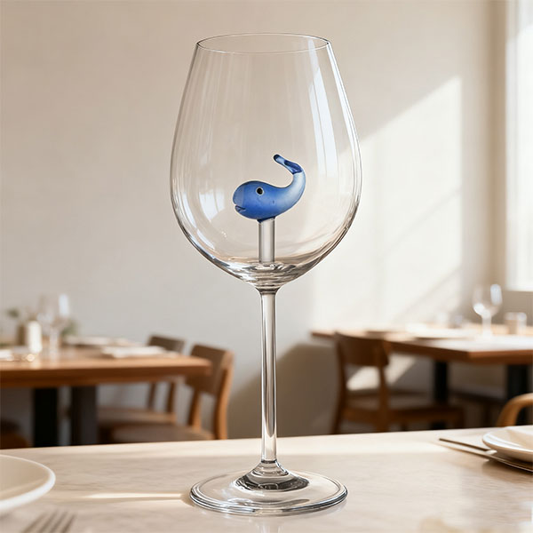 Бокал на ножке морской