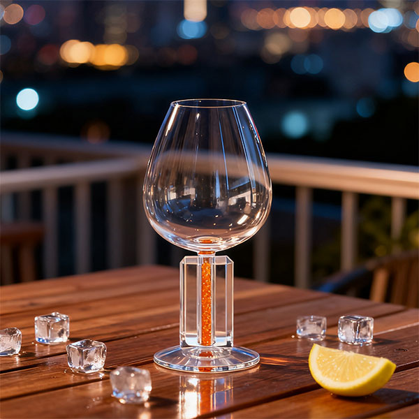 Бокал на утолщенной ножке