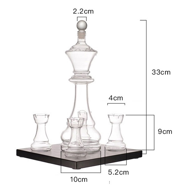 Заказные аксессуары для напитков в виде шахматной доски