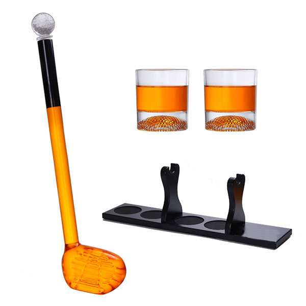 Комплект декантер для виски в форме клюшки для ...