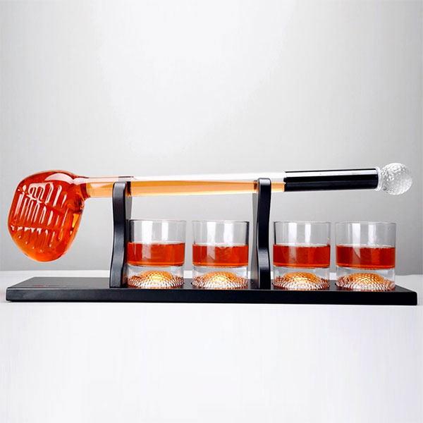 Комплект декантер для виски в форме клюшки для гольфа