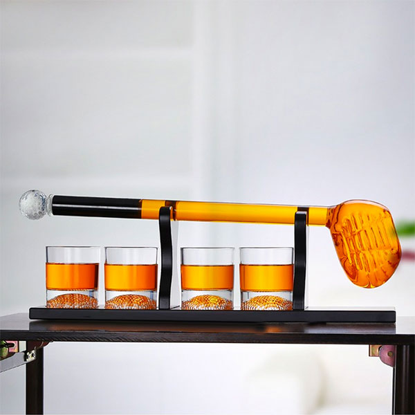 Комплект декантер для виски в форме клюшки для гольфа