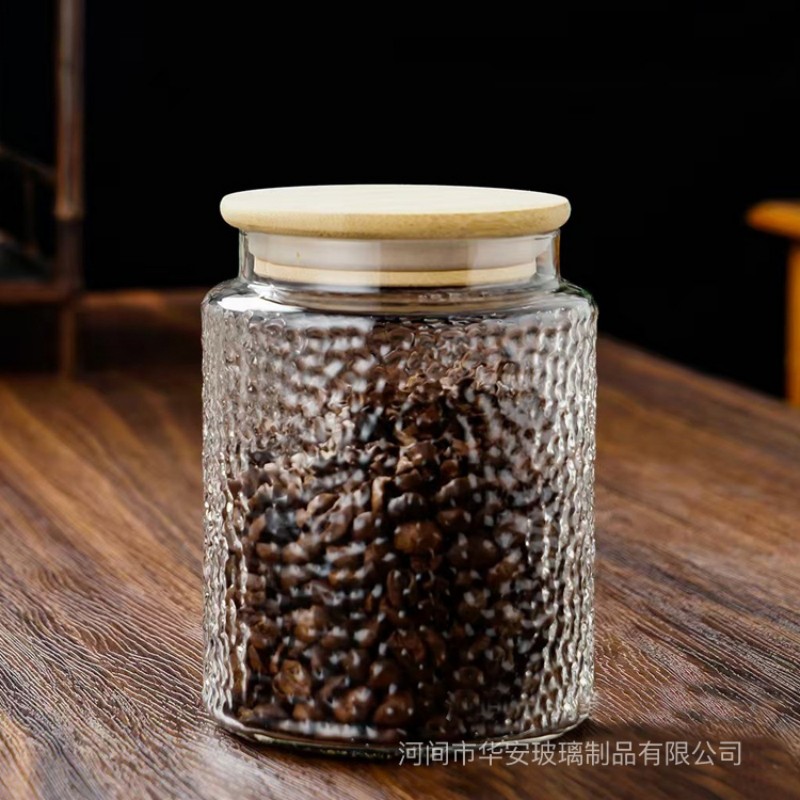 Контейнер для хранения из высокопрочного боросиликатного стекла с ромбовидным узором