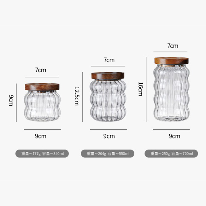 Контейнер для хранения с гофрированной крышкой