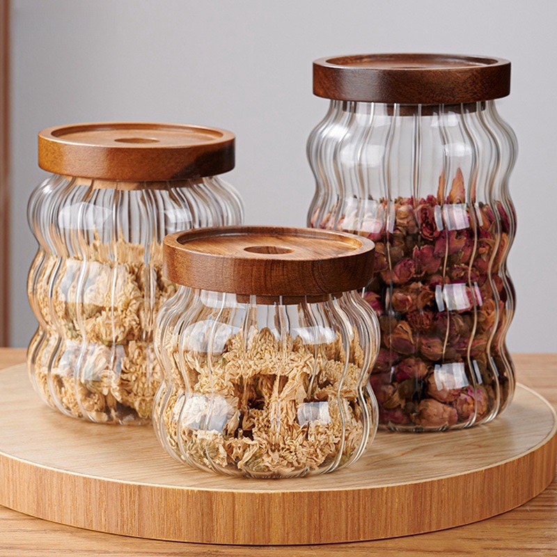 Контейнер для хранения с гофрированной крышкой