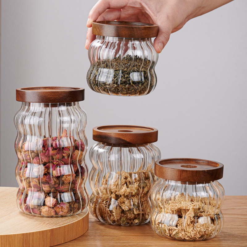 Контейнер для хранения с гофрированной крышкой